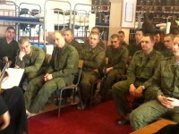 Встреча с солдатами срочной и контрактной воинской службы города Вилючинск