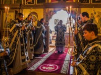 В среду первой седмицы Великого поста епископ Артемий совершил Литургию Преждеосвященных Даров