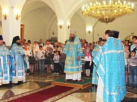 Епископ Артемий совершил молебен по случаю начала нового учебного года
