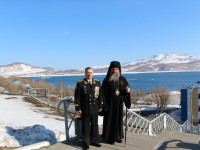 Архиепископ Петропавловский и Камчатский Артемий поздравил воинов-подводников с Днем Победы