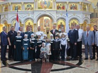 Божественная литургия и молебен в День Военно-Морского флота в Камчатском Морском соборе