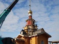 Над поселком Соболево засиял православный Крест