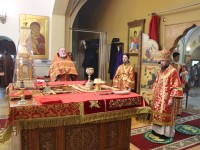 В день памяти свв. кнн. Бориса и Глеба, Архиепископ Феодор совершил Божественную литургию в Троицком кафедральном соборе