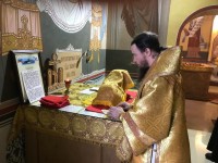 Литургия в праздник Обновления храма вмч. Георгия в Лидде
