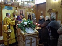 Божественная литургия в поселке Сокоч