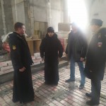 Архиепископ Феодор посетил строящийся гарнизонный храм