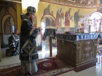 Глава епархии в Четверток Великого канона совершил Литургию Преждеосвященных Даров