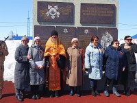 На мемориале с. Ивашка Карагинского района в День Победы отслужена лития по погибшим воинам