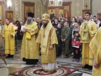 Архиепископ Феодор  благословил ребят перед началом смены военно-патриотического лагеря «Пересвет»