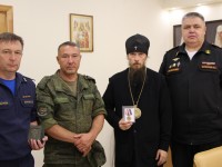 Архиепископ Феодор встретился с представителями добровольческого батальона «Камчатка»