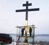 Завершаются работы по установке Креста в Вилючинске