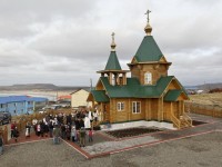 Освящение самого восточного православного храма России