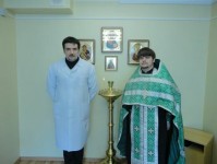 В районной больнице п. Усть-Камчатск освящена молебная комната