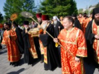 Международный крестный ход, приуроченный к 1025-летию Крещения Руси, прибыл в Новосибирск