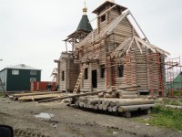 Строительство храма в  п. Озерная
