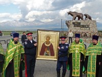 Прибытие чтимой иконы преподобного Сергия Радонежского на Камчатскую землю