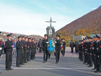 Епископ Артемий принял участие в торжественном митинге, посвященном Дню памяти моряков и рыбаков