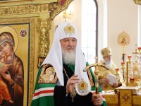 Святейший Патриарх Кирилл поздравил губернатора Камчатского края В.И. Илюхина с 55-летием со дня рождения