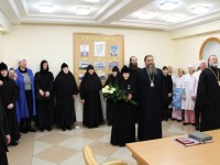 Архиепископ Артемий поздравил с 65-летием повара Епархиального управления монахиню Варвару (Шавырину)