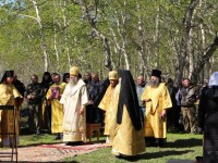 День Всех святых в скиту мужского монастыря