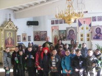 Школьники посетили храм ап. Андрея Первоззванного п.Рыбачий