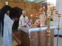Архиепископ Феодор совершил Божественную Литургию в день святого великомученика Феодора Стратилата