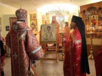 Архиепископ Феодор совершил утреню в канун праздника великомученика и целителя Пантелеимона
