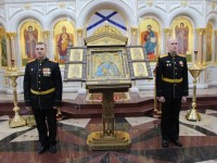 Главная икона ВМФ России прибыла в Камчатский Морской собор