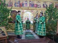 В праздник Святой Троицы архиепископ Феодор совершил Литургию в Кафедральном соборе.