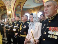 Торжественный молебен в честь дня Военно-Морского флота России