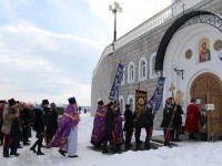Литургия с участием Камчатских казаков состоялась в Кафедральном соборе