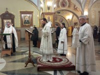 Глава епархии совершил Параклисис Пресвятой Богородицы в Троицком кафедральном соборе