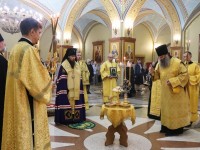 Архиепископ Феодор совершил всенощное бдение в канун праздника Всех русских святых