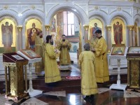 Архиепископ Феодор совершил Литургию в день памяти святых князей-страстотерпцев Бориса и Глеба