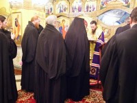Архиепископ Феодор совершил постриг в Свято-Пантелеимоновом мужском монастыре