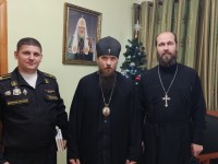 Состоялась встреча Архиепископа Феодора с заместителем командующего по работе с военнослужащими
