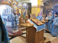 В праздник Сретения Господня Архиепископ Феодор  совершил Литургию в Морском соборе