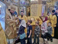 В праздник Иверской иконы Божией Матери Архиепископ Феодор совершил Литургию в Морском соборе