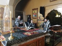 Глава епархии совершил Литургию Преждеосвященных даров в Кафедральном соборе