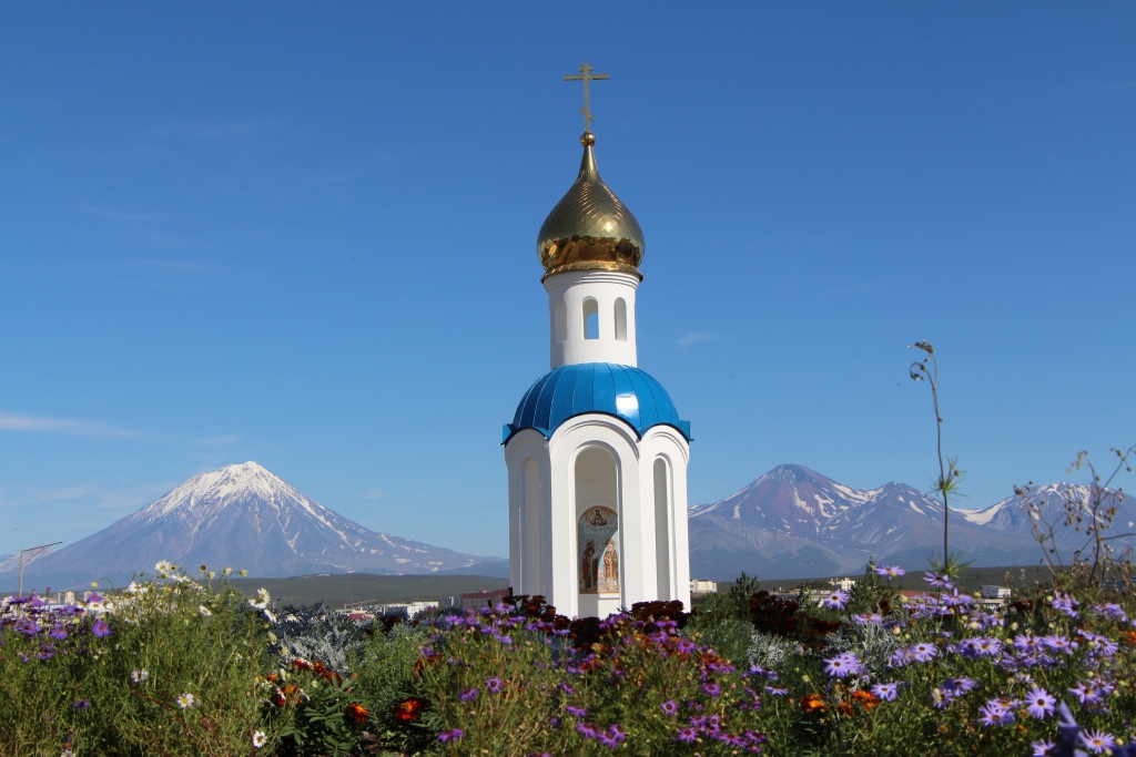 Часовня в Петропавловске Камчатском 2020