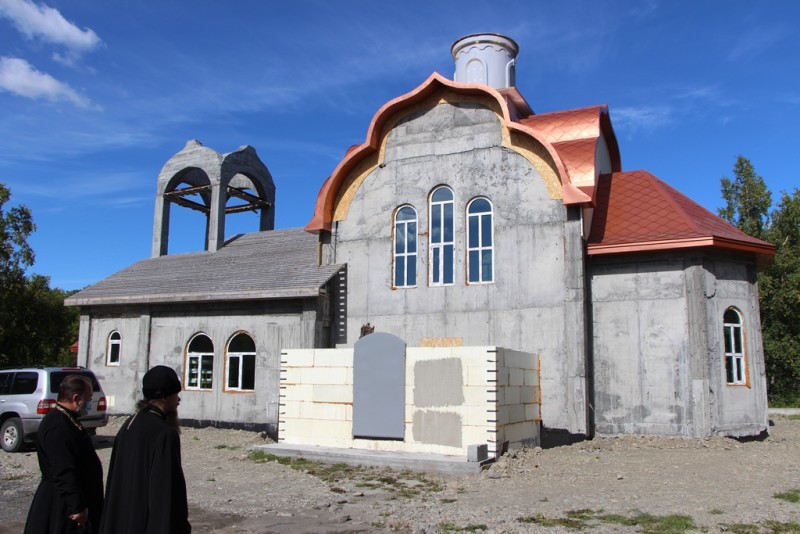Строящийся храм в честь свт. Луки Крымского