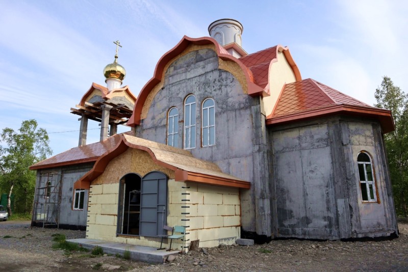 Новый строящийся храм свт. Луки Крымского в Елизово