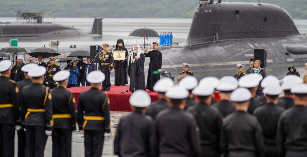 Предстоятель Русской Церкви посетил пункт базирования подводных сил Тихоокеанского флота