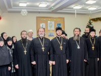 Епископ Артемий поздравил протоиерея Владимира Богославского с 20-летием хиротонии