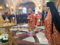 Торжественный молебен в праздник вмч. Георгия Победоносца состоялся в Морском соборе