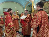 Глава епархии совершил Параклисис Пресвятой Богородице Пасхальным чином