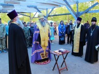 Архиепископ Артемий благословил воспитанников епархиального военно-патриотического лагеря «Пересвет»