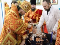 Архиепископ Феодор совершил  Божественную Литургию в храме при Елизовском Доме-интернате п. Ягодный