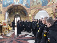 Кадеты Владивостокского Нахимовского военно-морского училища  посетили Морской Собор