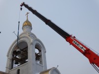 Установлены колокола на звоннице Морского собора